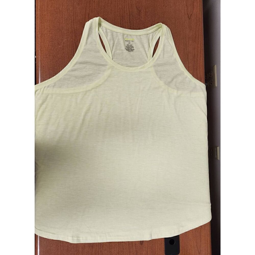 💕Tek GEAR Essential Gear 3x yellow raserback tank
